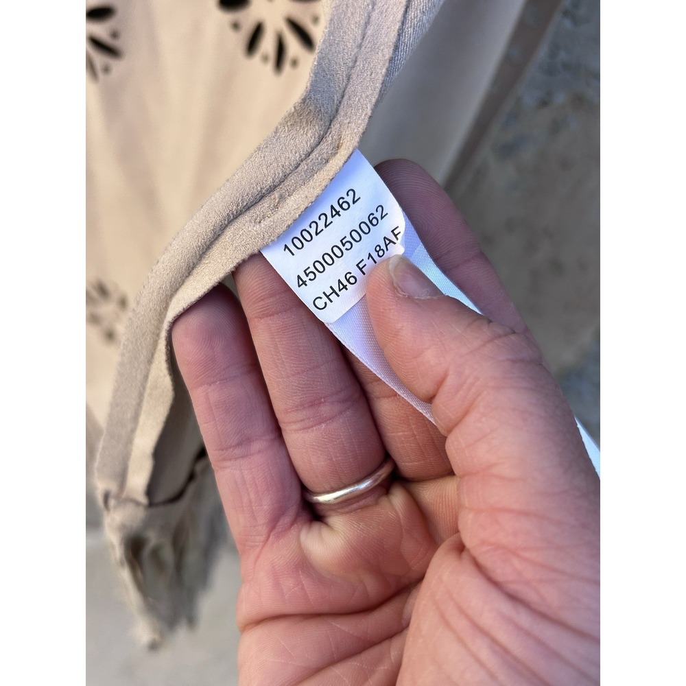 Western Fringe Vest Rockabilly Ariat Rodeo Floral Sierra Ferrell Festival Sz M - Picture 5 of 7